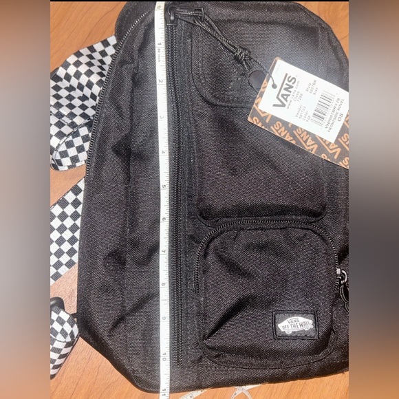 *NWT~ VANS~ “Frontside Novel” Black Slinger Backpack!! •Unisex, Awesome! - Picture 12 of 15